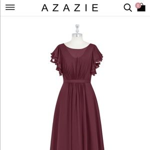 Azazie Cabernet Dress